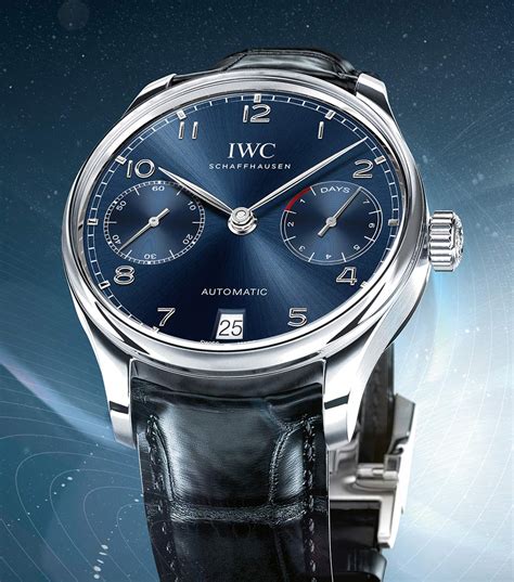 iwc portugieser automatic quadrante blue|iwc portugieser series.